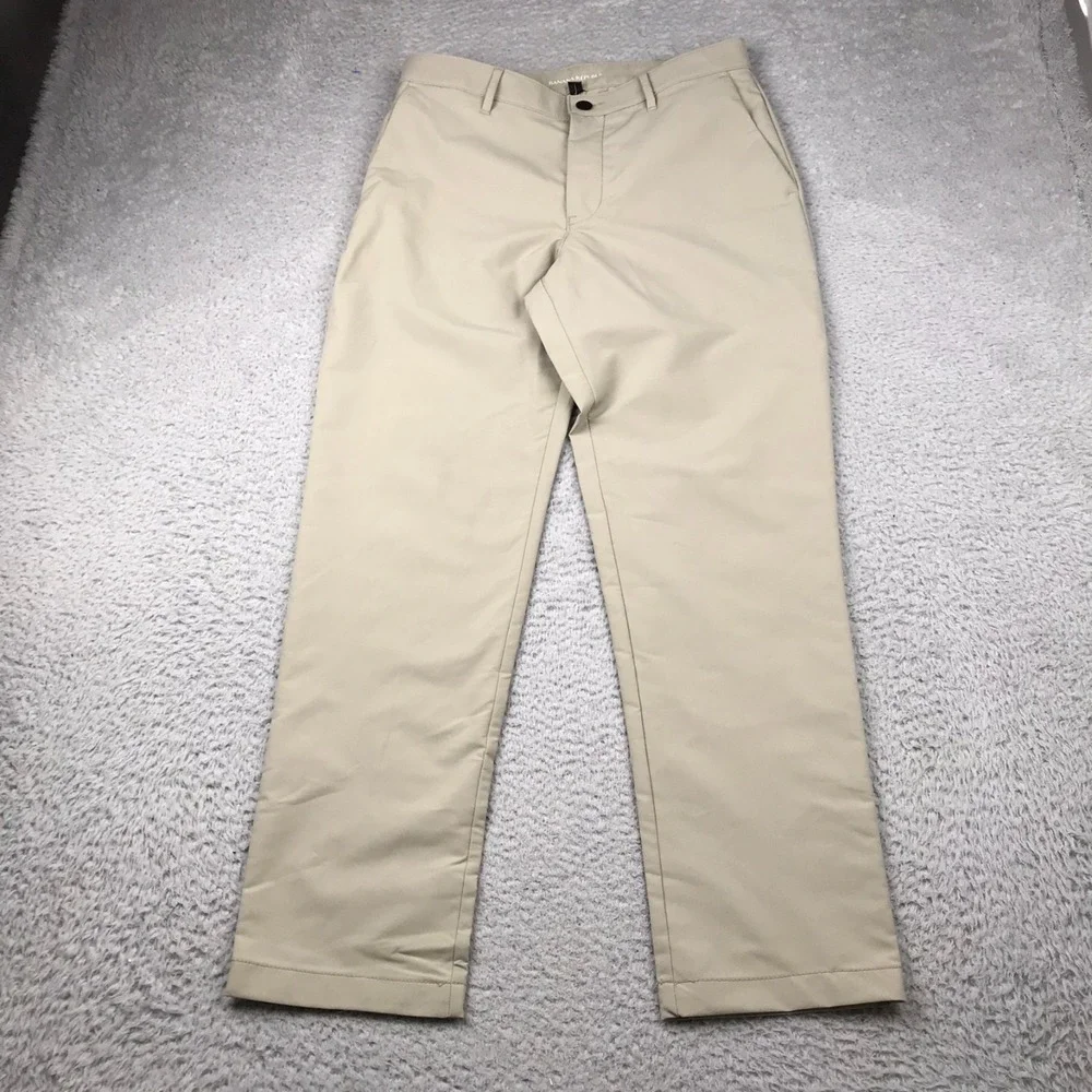Banana Republic Chino Pants Mens 32x30 London Fog‎ Performance Slacks NEW NWT
